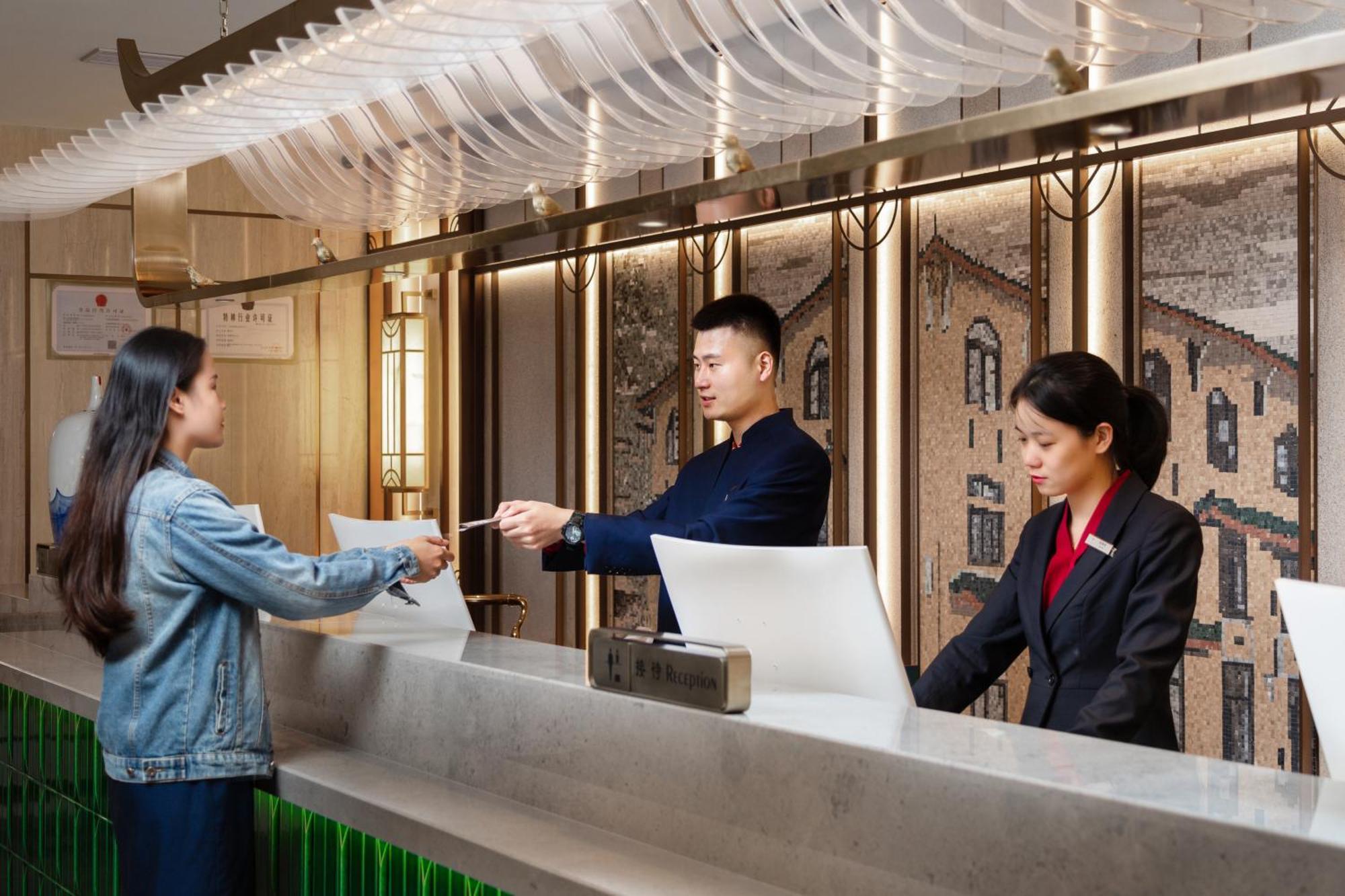Guangzhou Wogo Yuanbao Hotel-Zhujiang New Town-Free Canton Fair Shuttle Bus & Overseas Buyer Registration Services Luaran gambar
