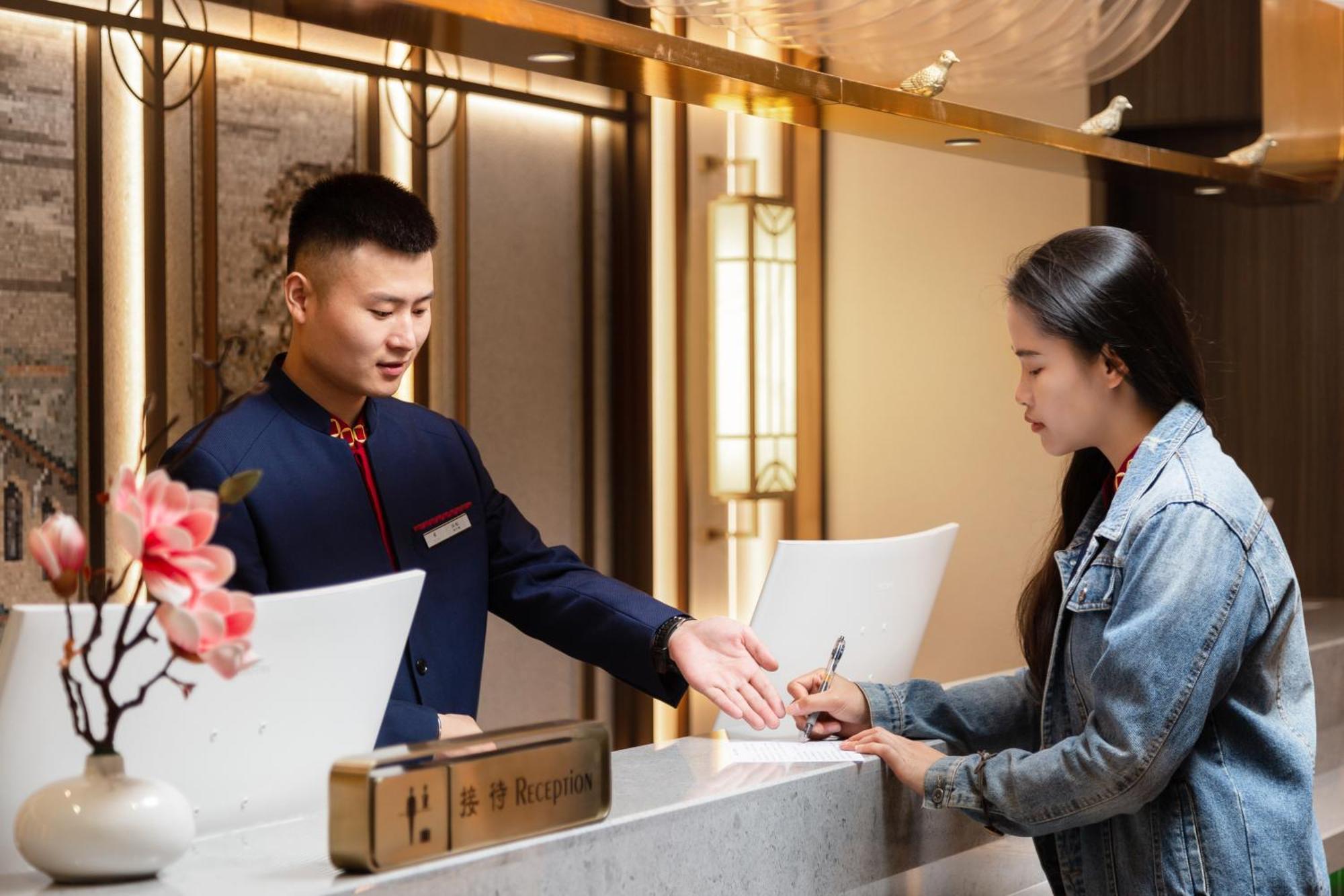 Guangzhou Wogo Yuanbao Hotel-Zhujiang New Town-Free Canton Fair Shuttle Bus & Overseas Buyer Registration Services Luaran gambar