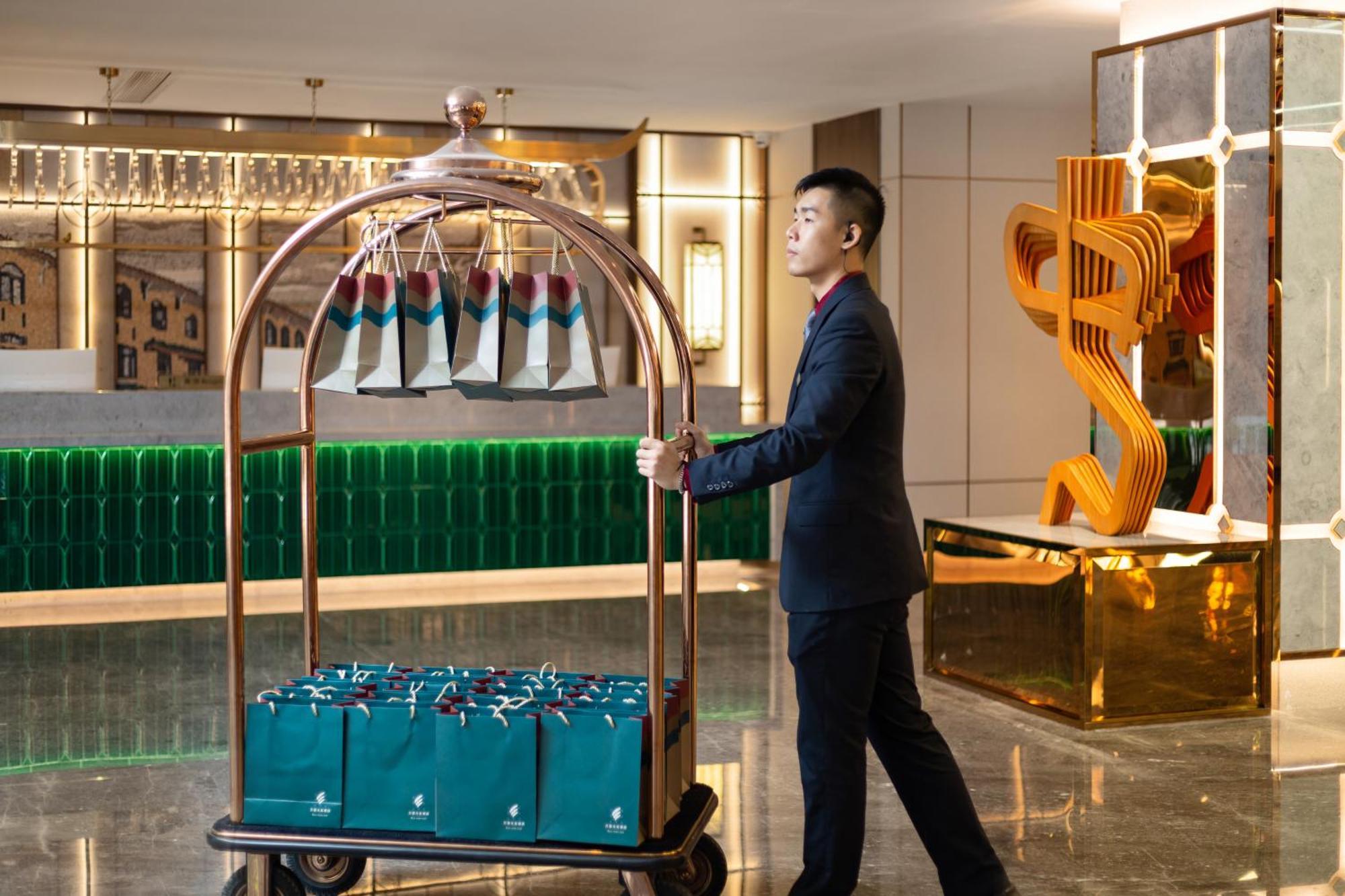 Guangzhou Wogo Yuanbao Hotel-Zhujiang New Town-Free Canton Fair Shuttle Bus & Overseas Buyer Registration Services Luaran gambar